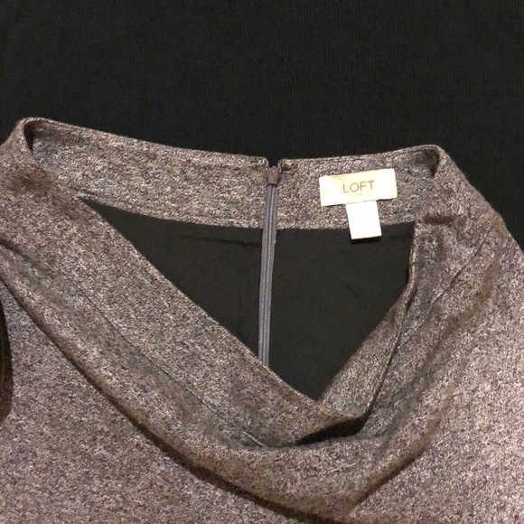 LOFT Gray Skirt Dark Academia - Picture 2 of 2